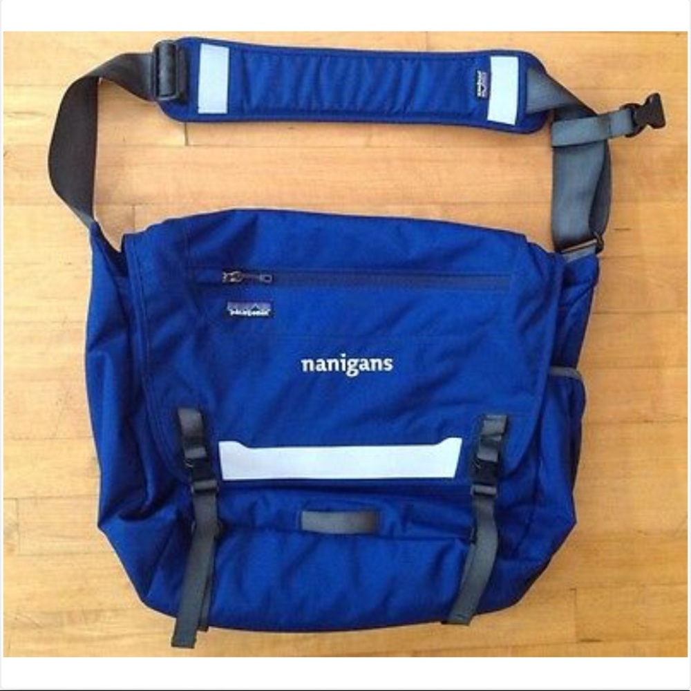 Patagonia Baby Nanigans Navy Blue Messenger Bag